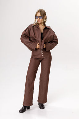 Брюки Pirs 6576 шоколадный