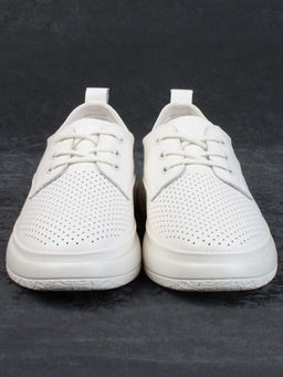 03-PDXL140-5 BEIGE Кроссовки женские (натуральная кожа)