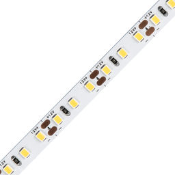 ULS-Q330 2835-120LED/m-8mm-IP20-DC12V-9,6W/m-5M-3000K Гибкая светодиодная лента на самоклеящейся основе. Катушка 5 м. в герметичной упаковке. Теплый белый свет(3000K). ТМ Volpe.