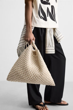 MACRAME SHOPPER BAG - Zara фото 2