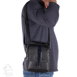 Сумка мужская кожаная 67716 black Zinimxs  в Новосибирске