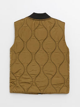 Kolej Yaka Kendinden Desenli Erkek ?ocuk Yelek - Waikiki фото 2