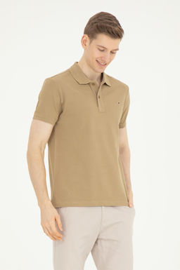 Мужская базовая футболка цвета хаки - U.s. polo assn фото 10