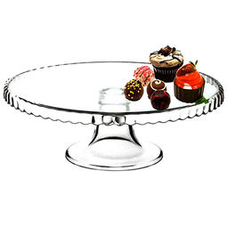 "Патиссэри (Patisserie)" Блюдо для торта стеклянное д28см, h9,5см, на ножке, цветная коробка, Pasabahce (Россия)