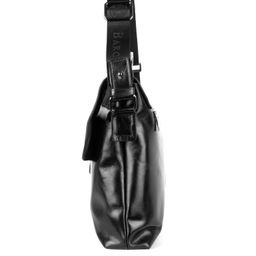 LR89146-3 black, мужской кожаный портфель Barcelo Biagi