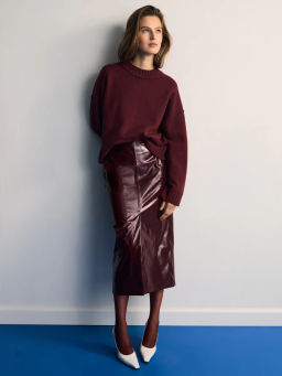 Вязанный джемпер с хлопком в составе / Zarina  фото 2