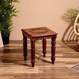 Столик кофейный, 38×38×42 см, дерево шишам