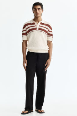 Polo en punto pointelle Regular Fit - H&m фото 7