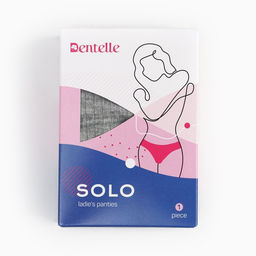 Трусы женские бразильяна, цвет серый, размер 46 (M)