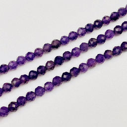 Бусины для украшений из Аметиста (76 бусин)