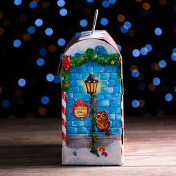 Цена за 5 шт. Подарочная коробка Новогодняя кондитерская 25 х 9 х 19,5 см, - Simaland фото 3