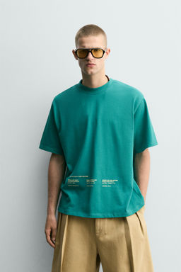 CAMISETA LAVADA GR?FICOS ESTAMPADOS / LAGOON