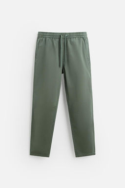 WASHED JOGGER WAIST TROUSERS - Zara фото 32