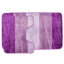 Комплект ковриков для в/к AQUA-PRIME Enigma из 2 шт 50х80/40х50см 12мм (сирень)