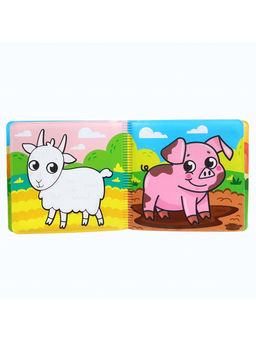 Набор книжек - игрушек для ванны Крошка Я «В зоопарке», водная раскраска, 3 шт., Крошка Я