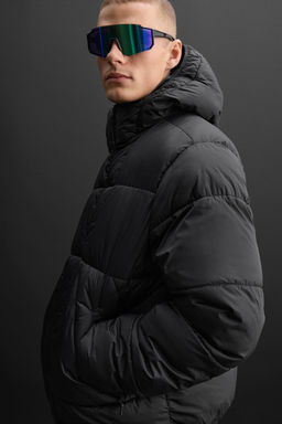 HOODED PUFFER JACKET - Zara фото 14