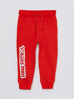 Bisiklet Yaka Uzun Kollu Paw Patrol Bask?l? Erkek Bebek Sweatshirt ve Pantolon 2li Tak?m - Waikiki фото 3