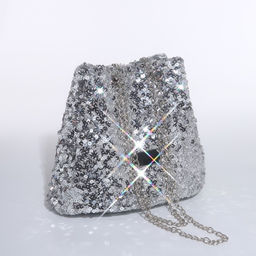 Сумка-клатч на магните, цвет серебряный - Simaland фото 2