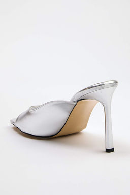 Gumus 9 cm Kad?n Klasik Topuklu Ayakkab? TAKSS26TO00027