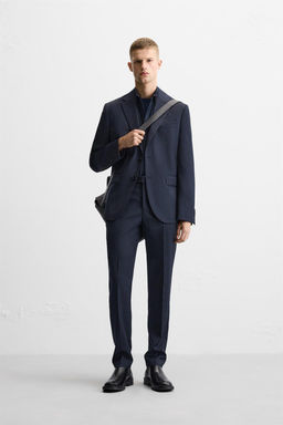 100% WOOL SUIT TROUSERS - Zara фото 9