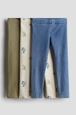 Pack de 3 leggings de algodon