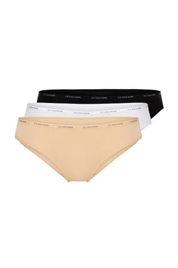 Женское нижнее белье U.S. Polo Assn черное хлопок с эластаном