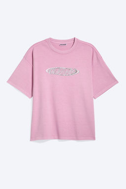 Camiseta boxy con gr?fico estampado Great