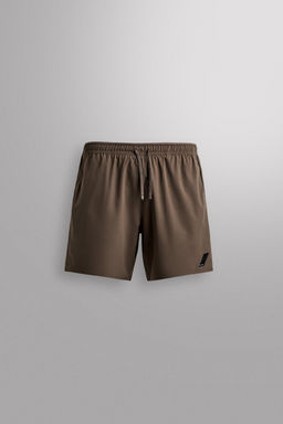 PANTALONES CORTOS B?SICOS ENTRENAMIENTO / Gris topo - Zara фото 13