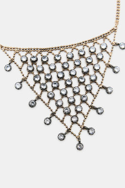 TRIANGLE JEWEL NECKLACE - Zara фото 8
