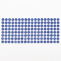 Аппликатор «Кузнецова», 144 колючки, спанбонд, 26×56 см, синий.