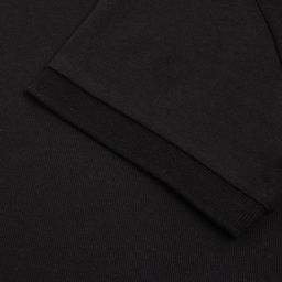 Футболка поло женская MINAKU: Basic line, чёрная, размер 48