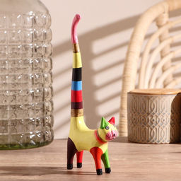 Сувенир дерево «Кошка», 10×3.5×25 см