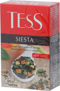TESS. Classic Collection. SIESTA (черный) 90 гр. карт.пачка РОССИЯ