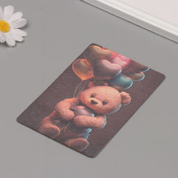 Цена за 2 шт. Открытка для выращивания «Арт Узор. Вырасти сам. Мишка» с семенами, 10×15 см