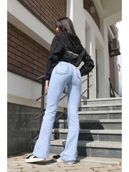 Джинсы женские клеш D530 Уценка