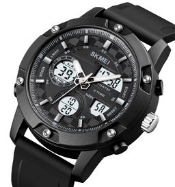 Часы наручные Skmei мужские электронные водонепронецаемые спортивные 1757black-white