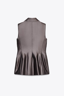 SATIN WAISTCOAT - Zara фото 15