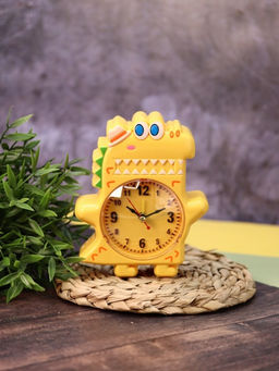 Часы-будильник Funny crocodile, yellow (15,5х1,5 см)