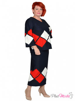 Юбка Модель №1719 размеры 44-84 - Plusmoda фото 10