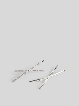 ACOOLA / Набор из 2 заколок для волос дет. Iksy серебристый