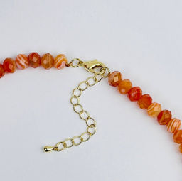 Колье из Сардоникса 45 см +