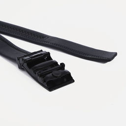Ремень мужской, ширина 3,5 см, автомат, пряжка тёмный металл, цвет чёрный - Simaland фото 3