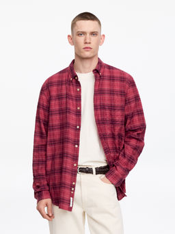 Camisa de franela de corte regular - H&m фото 3