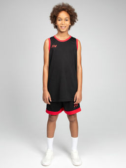 Детская баскетбольная форма FN Slam Kid (Black/Red)