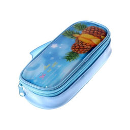 Пенал школьный на молнии «Ананасы»