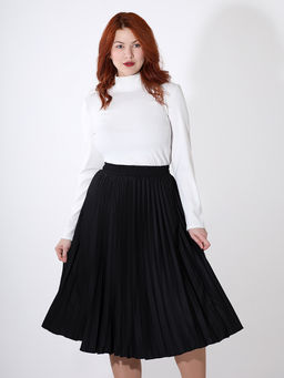 Юбка плиссе черного цвета