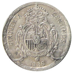 50 сентимо 1926 года Испания