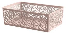 Цена за 2 шт. Корзинка универсальная "Линден" 4,3л, 290х190х95мм (бежевый) 221313327/06