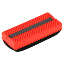 Губка-стиратель магнитная для маркерных досок 15х6,5х3,7см, пластик/фетр/магнит, цвета в ассортименте: черный; красный; зеленый, в п/эт пакете (Китай) - Домашняя Мода фото 4