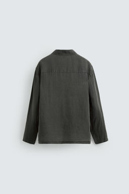 100% LINEN SHIRT - Zara фото 7